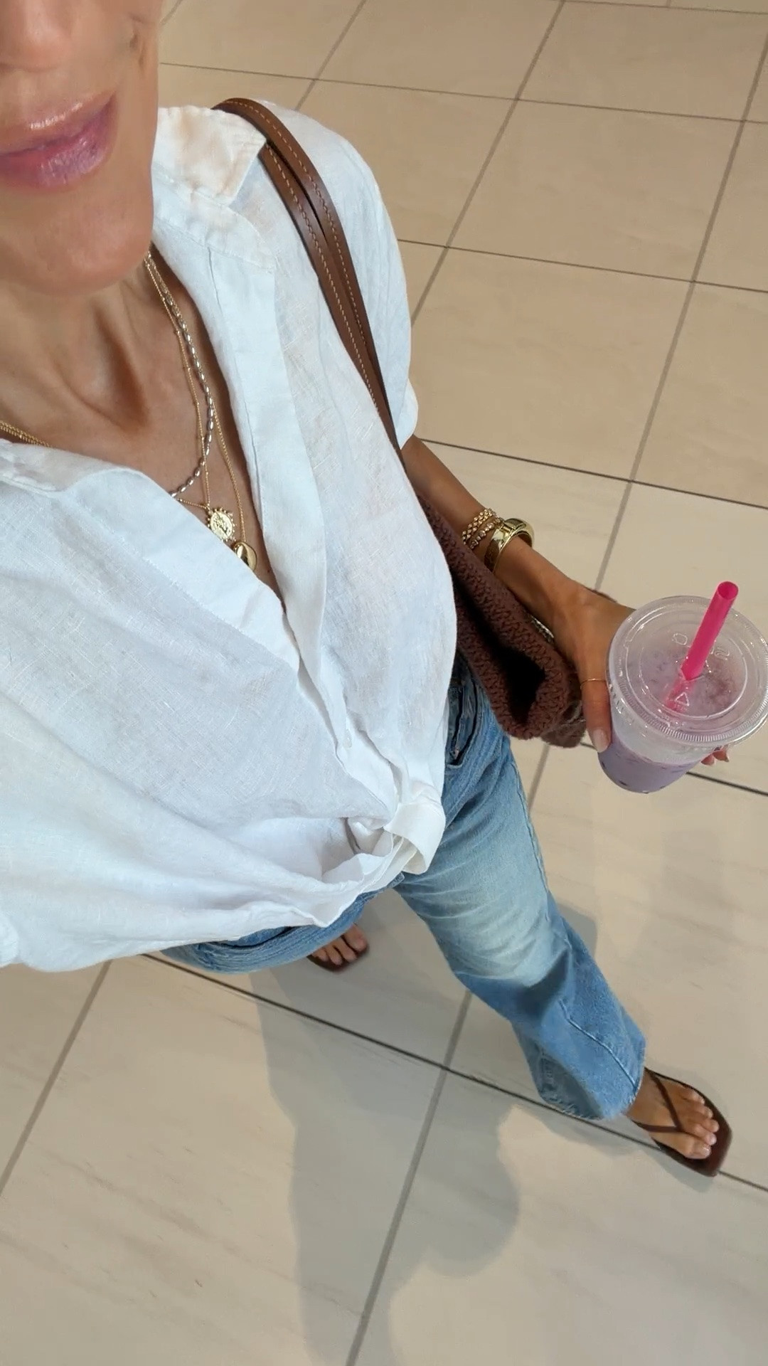 What I’m wearing to the mall today! Linen shirt xs and baggy cropped jeans both fit a bit oversized

#LTKootd #LTKSeasonal #LTKOver40
