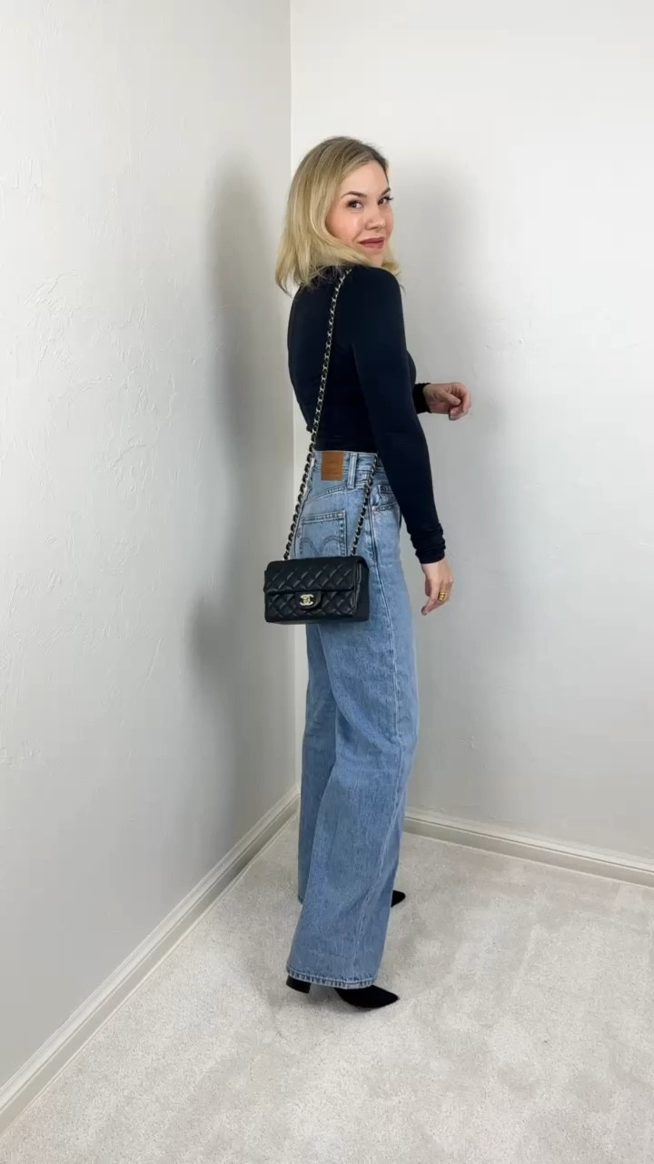 Levi’s jeans
Jeans 
Denim
Wide leg jeans
Chanel bag 
Spring shoes
Spring fashion 
Spring outfits  
#ltkseasonal
#ltkover40
#ltku 


#LTKshoecrush #LTKfindsunder100 #LTKitbag #LTKitbag