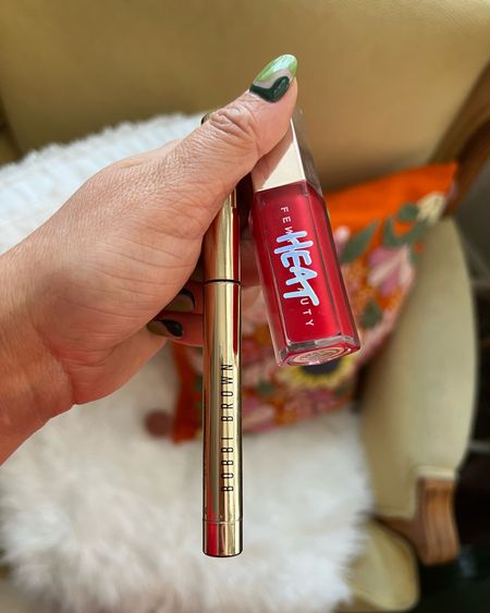 Fall red lol combo with Bobbi Brown Defining Lipstick and Fenty Beauty Gloss Bomb Heat

#LTKSeasonal #LTKunder50 #LTKbeauty