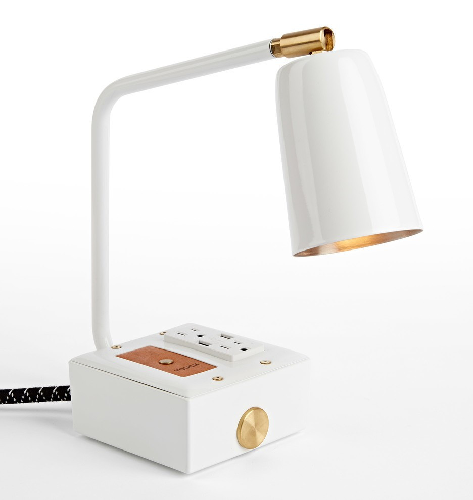 Jax Task Lamp + USB Item # A4401 | Rejuvenation
