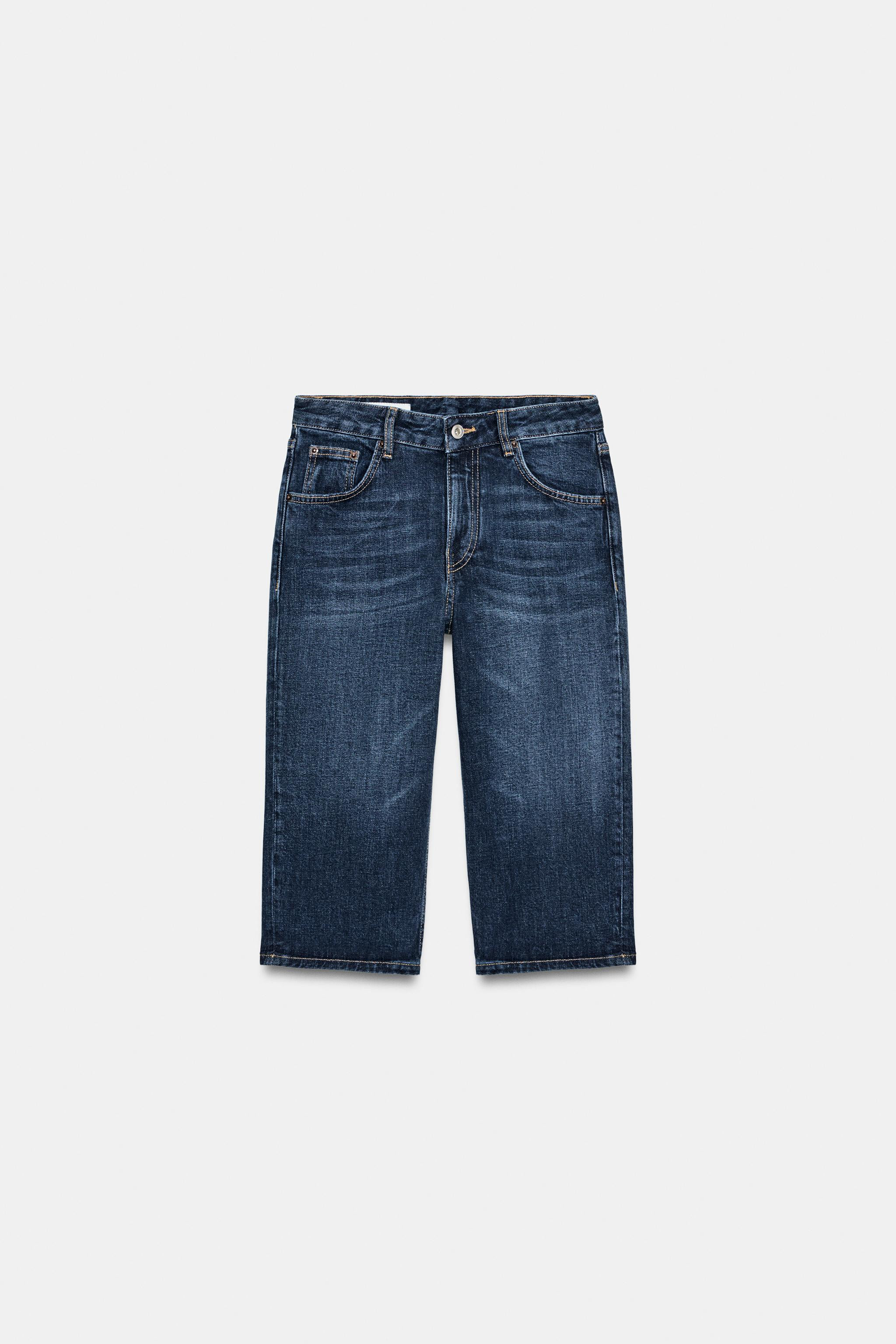 JEANS TRF CAPRI MID-RISE | Zara US