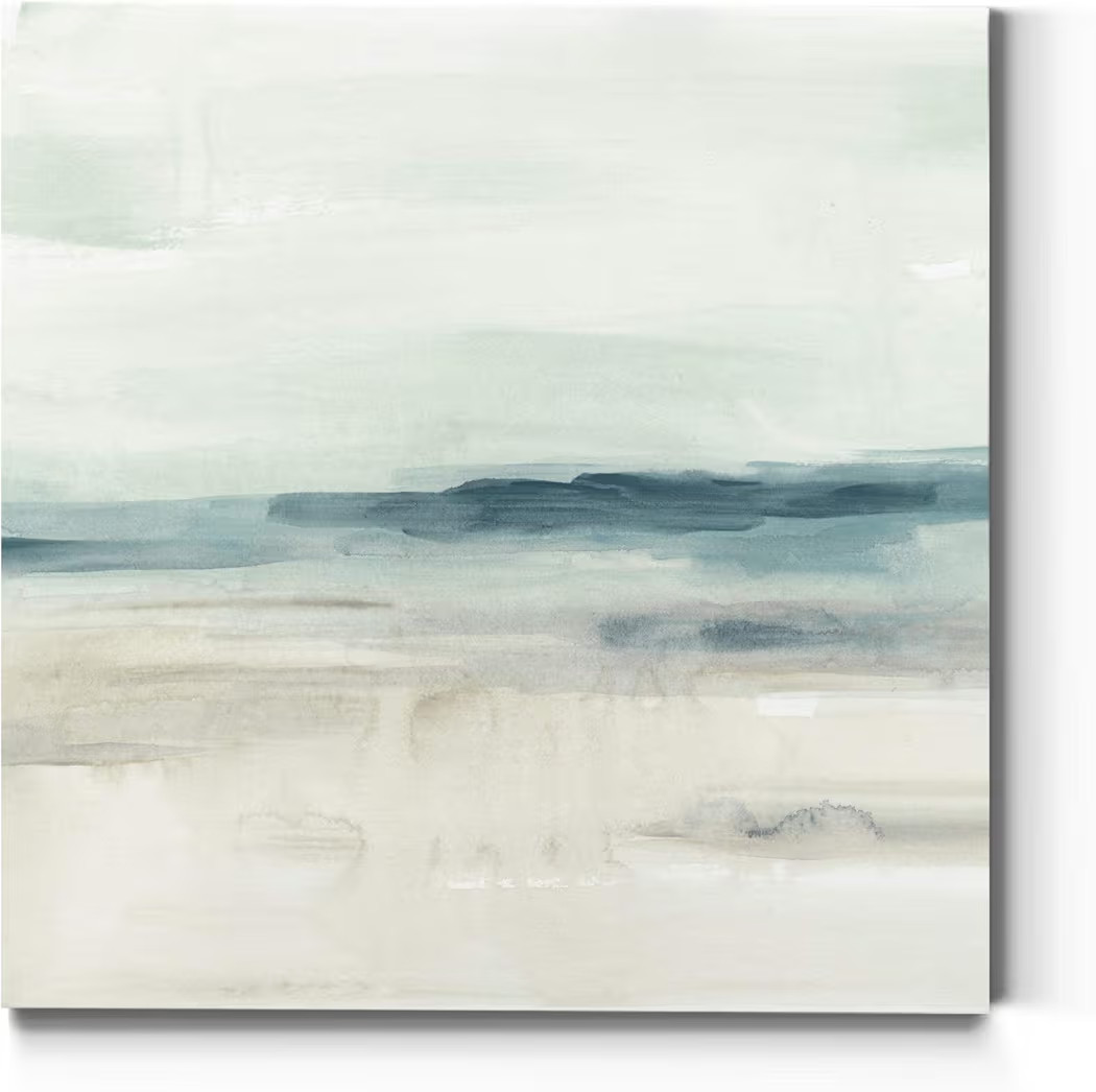 Renditions Gallery Square Canvas Wall Art: Neutral Geometric, Bright Fractal Floral, Modern Multi... | Amazon (US)