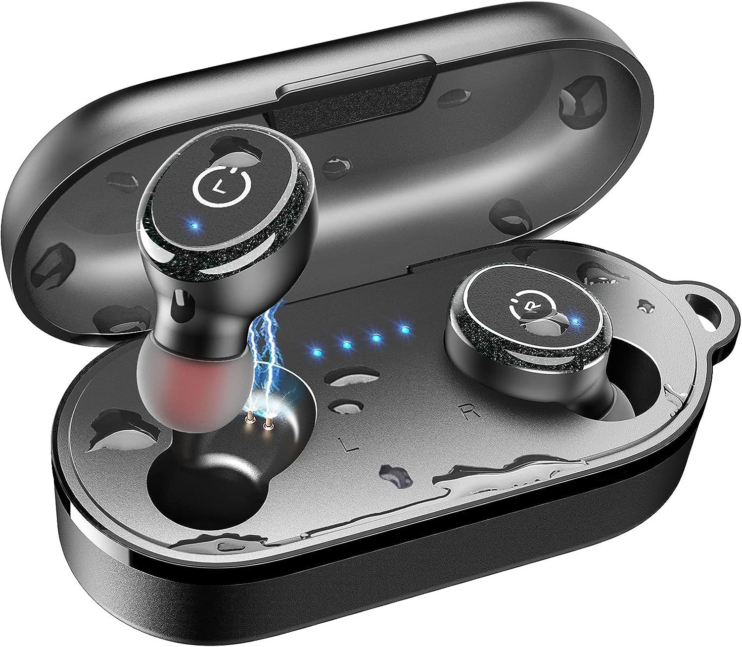 TOZO T10 Bluetooth 5.0 Wireless Earbuds with Wireless Charging Case IPX8 Waterproof Stereo Headph... | Amazon (US)