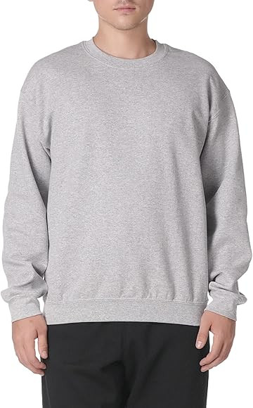 Gildan Adult Fleece Crewneck Sweatshirt, Style G18000 | Amazon (US)