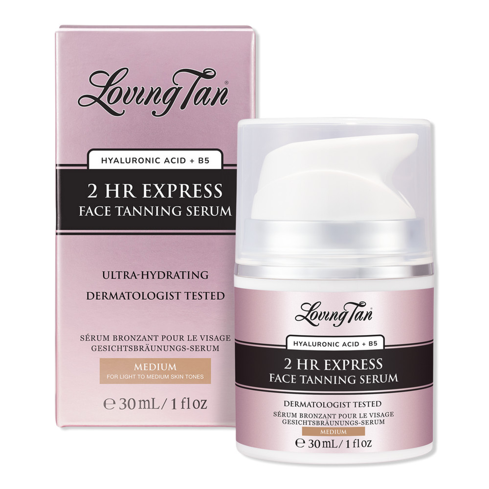 Loving Tan 2 HR Express Face Tanning Serum - Medium | Ulta