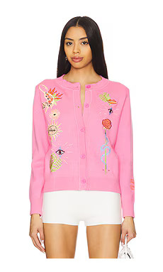 Never Fully Dressed Enchanted Cardigan in Pink from Revolve.com | Revolve Clothing (Global)