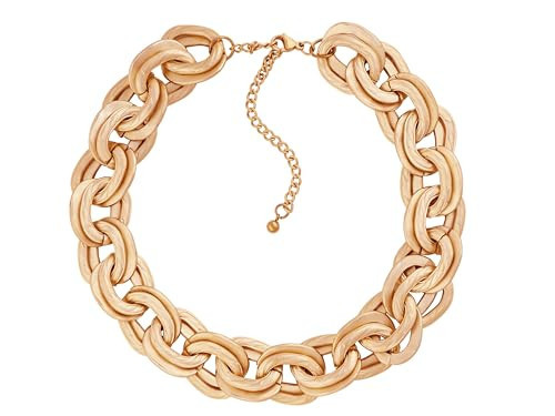 Sacina Gold-tone Chunky Chain Chunky Necklace for Women, Chunky Gold-tone Statement Necklace, Christmas Jewelry Gift for Women | Amazon (US)