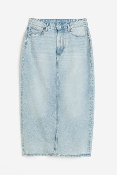 Denim Skirt - Light denim blue - Ladies | H&M US | H&M (US + CA)