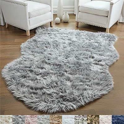 Gorilla Grip Original Premium Faux Sheepskin Fur Area Rug, 3x5, Softest, Luxurious Shag Carpet Ru... | Amazon (US)