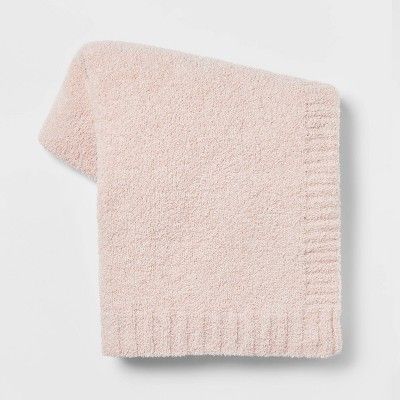 Cozy Knit Heathered Throw Blanket - Threshold™ | Target