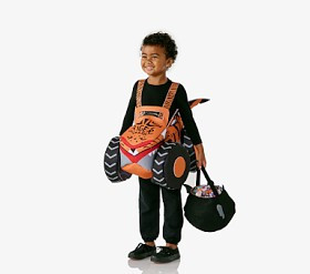 Hot Wheels™ Monster Trucks™ Tiger Shark Ride-On Toddler Costume | Pottery Barn Kids