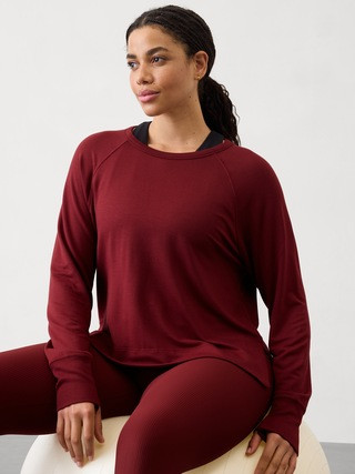 Coaster Luxe Recover High Hip Sweatshirt | Athleta