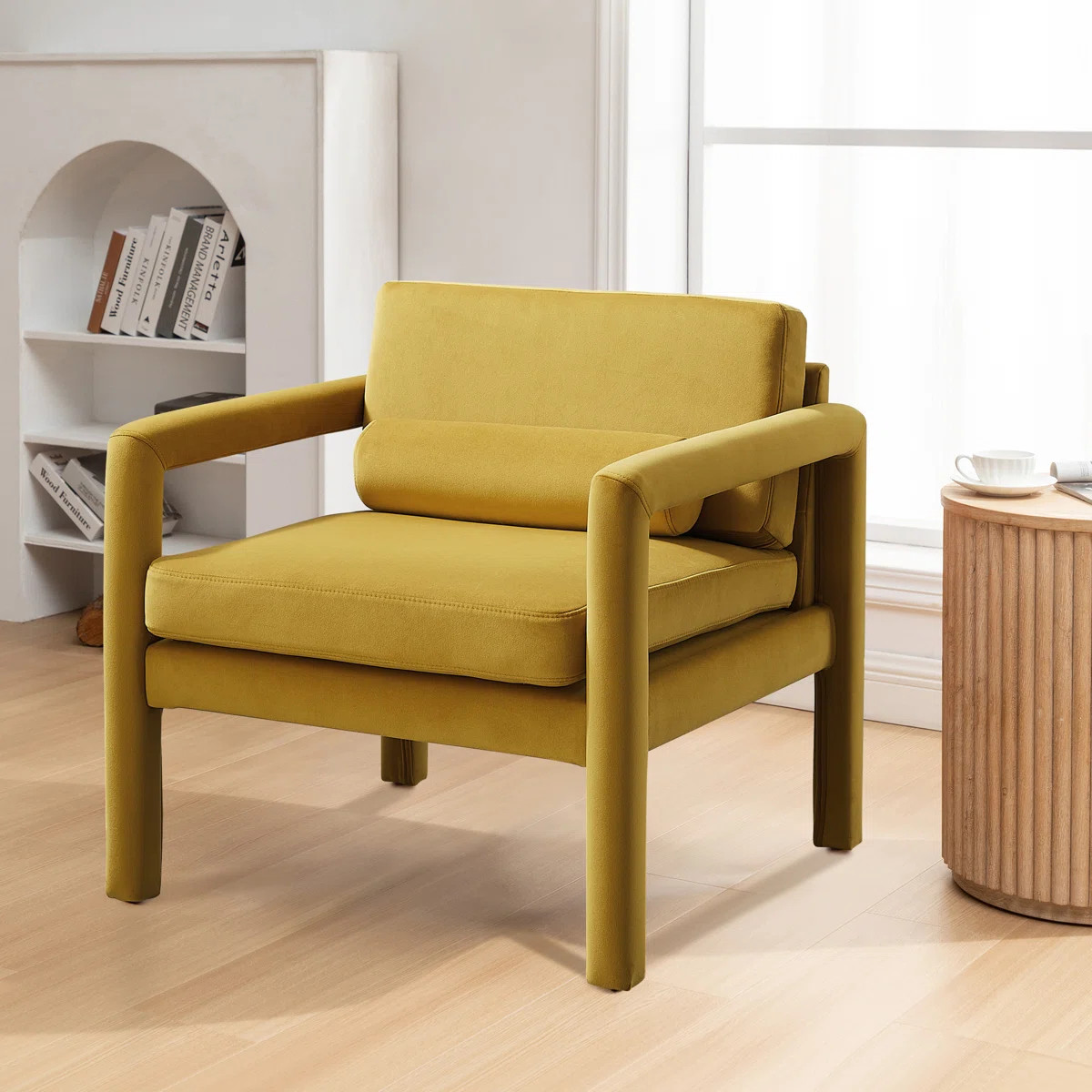 Beilin Velvet Accent Armchair | Wayfair North America