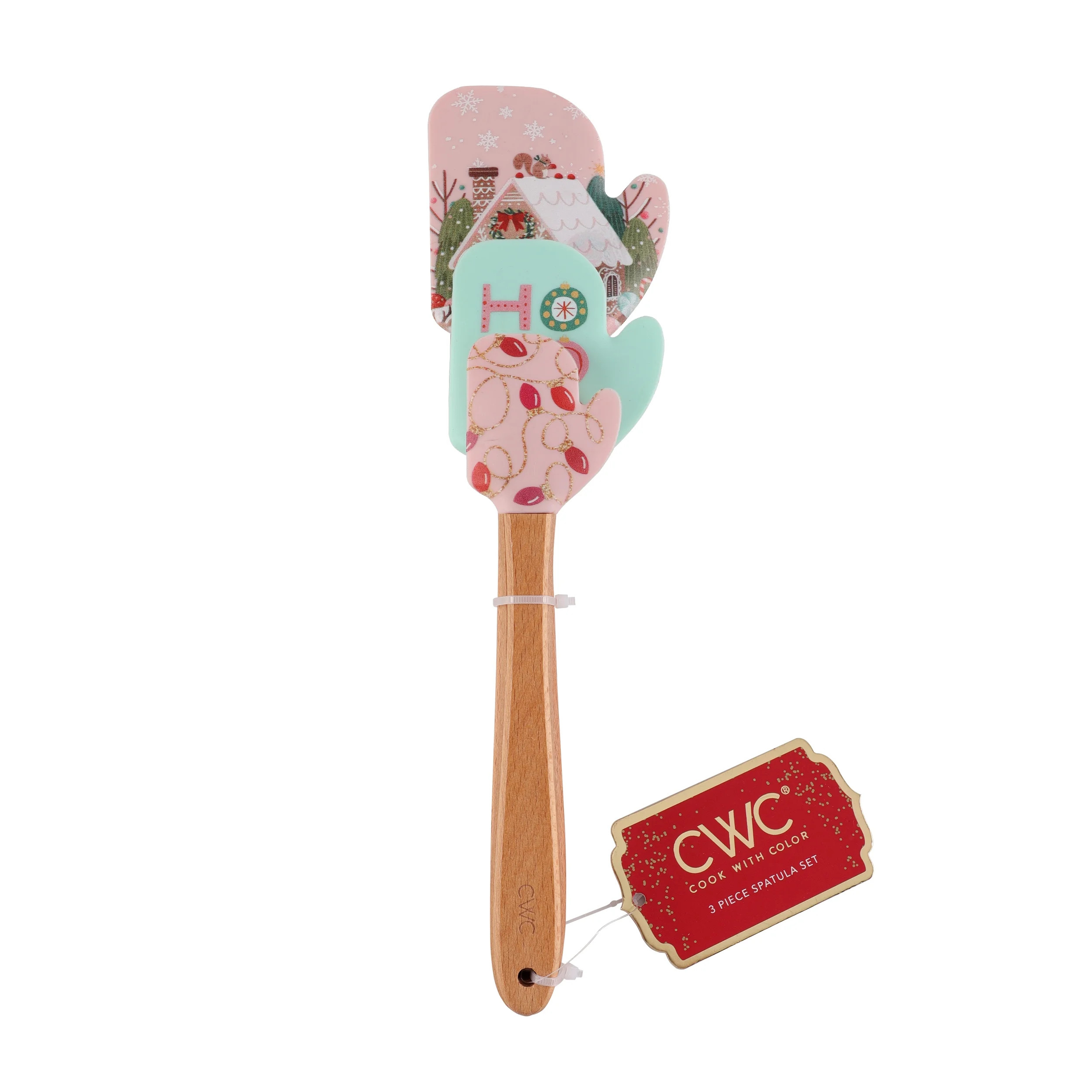 Cook With Color Pink 3pc silicone figural spatula set | Walmart (US)