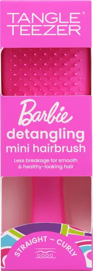 x Barbie Mini Ultimate Detangler Brush in Totally Pink | Nordstrom