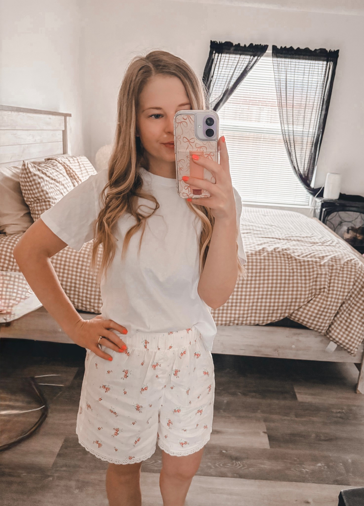 I love these new floral boxer pajama shorts from @Target 

#LTKspring #LTKootd #LTKspringtrends