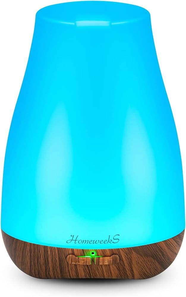 Aromatherapy Essential Oil Diffuser for Room: Air Humidifier Aroma Scent Cool Mist Diffuser Color... | Amazon (US)