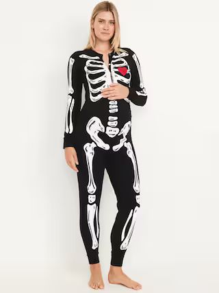 Maternity Halloween One-Piece Pajamas | Old Navy (US)