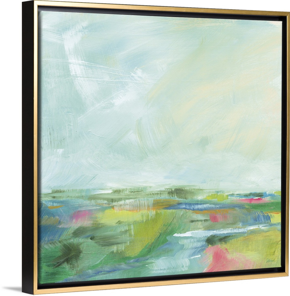 Colorful Horizon Square I | Great Big Canvas - Dynamic