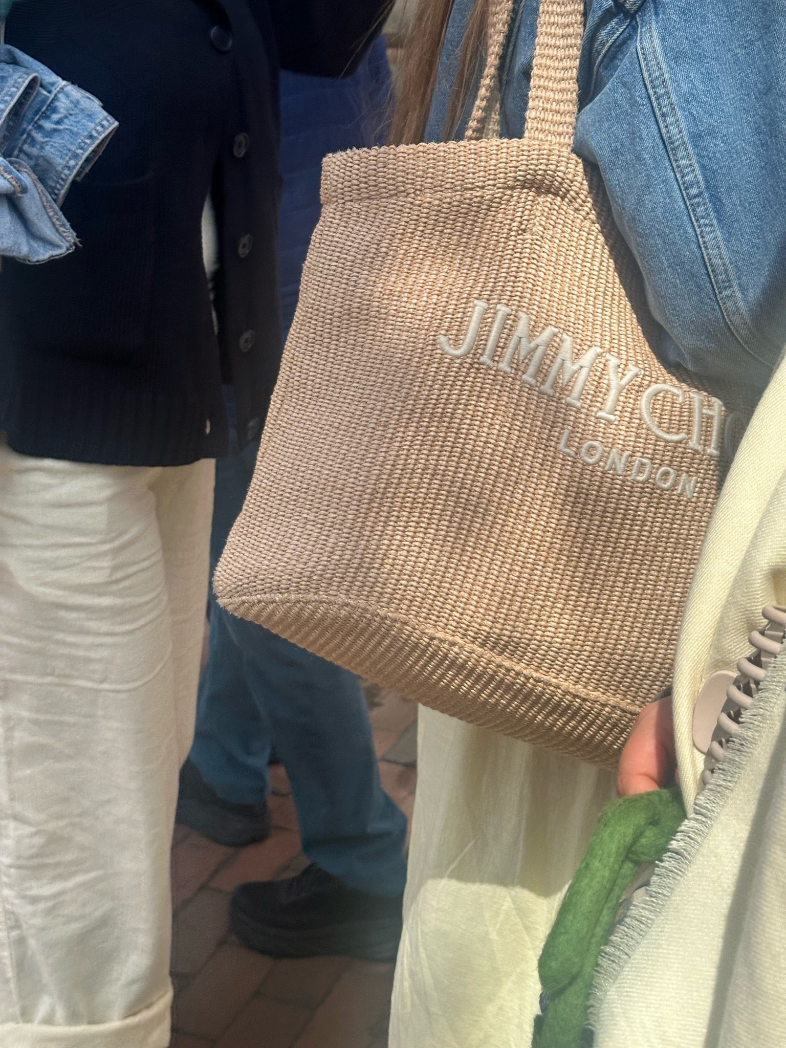 A super stylish tote by Jimmy Choo.