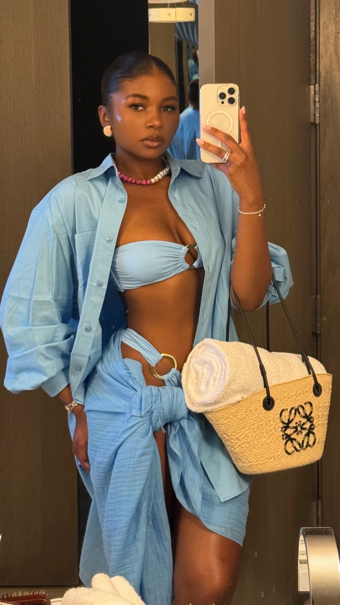 LOOOVE a matching a set!! Monday also has this color in a million different coverup and bikini options so you can easily mix and match. 🫐

#LTKSwim #LTKTravel #LTKSeasonal