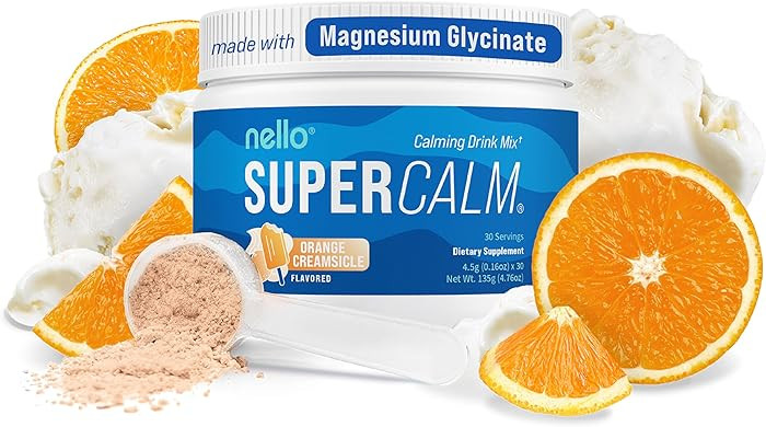 Nello Supercalm Powdered Drink Mix Tub, Cortisol Reducer* and Sleep Aid Supplement, L Theanine, K... | Amazon (US)