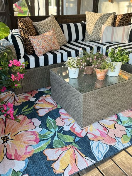 Outdoor living, patio decor, outdoor furniture, outdoor rug, outdoor pillows and cushions, porch inspo, patio ideas and styling

#LTKsalealert #LTKSeasonal #LTKhome