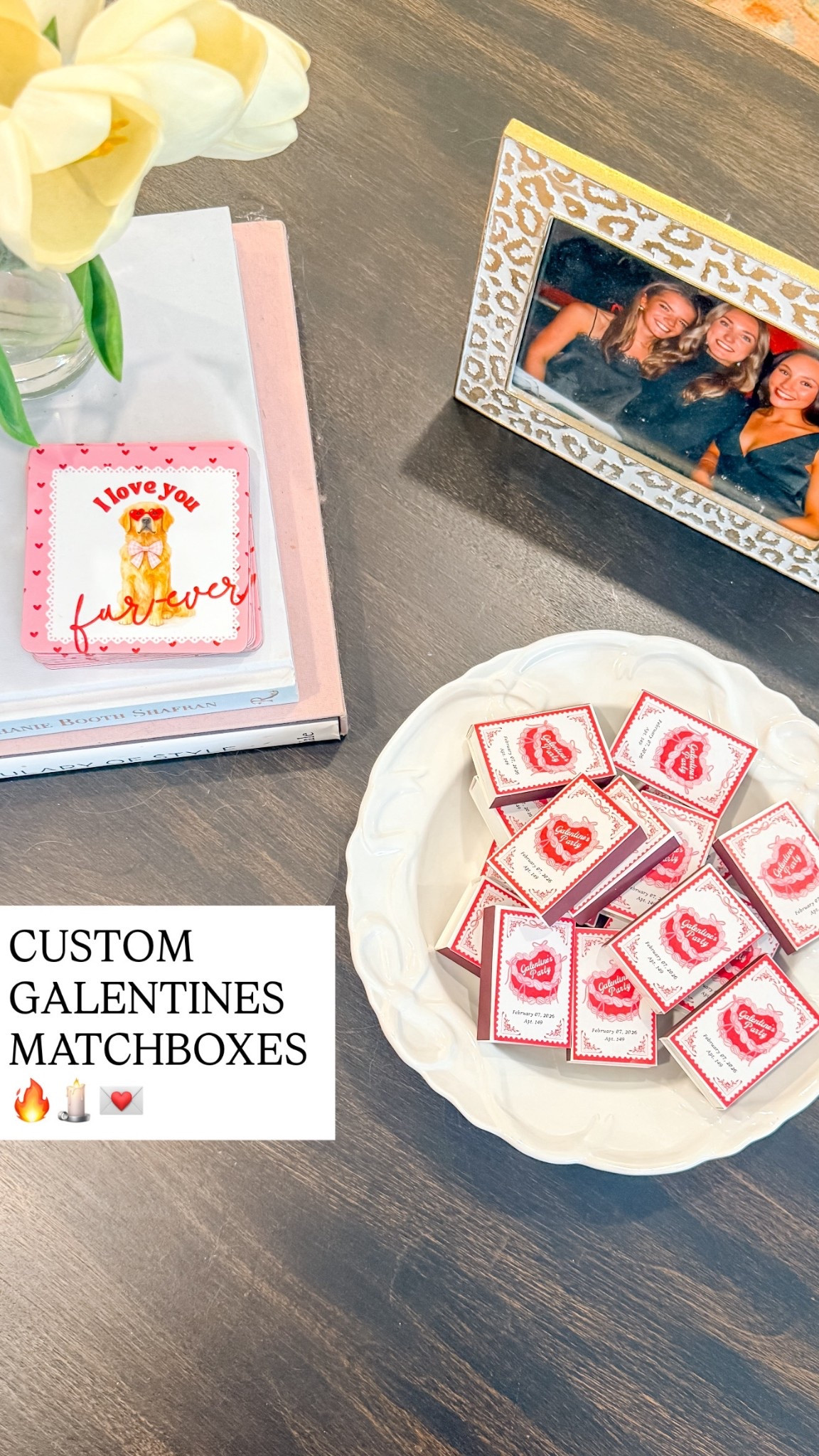 The supplies I used to DIY the custom galentine matchboxes! 

I made the design 1.4 in x 2.2 in 

#LTKHome #LTKSeasonal