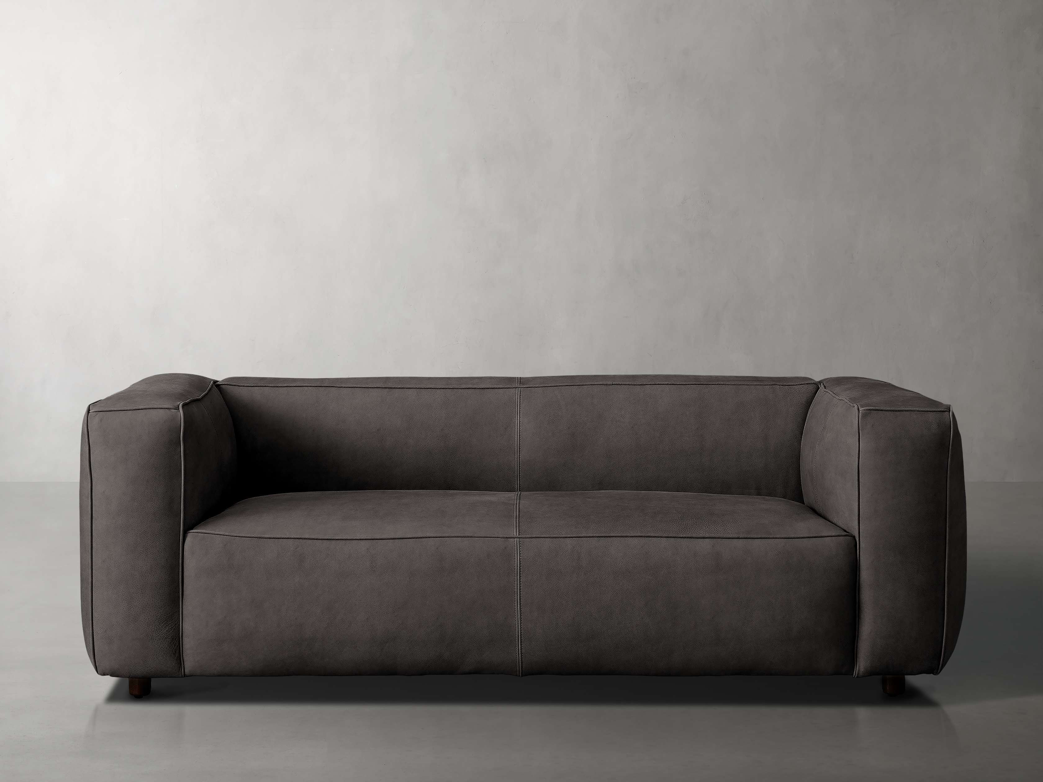 Madrone Leather Apartment Sofa | Arhaus