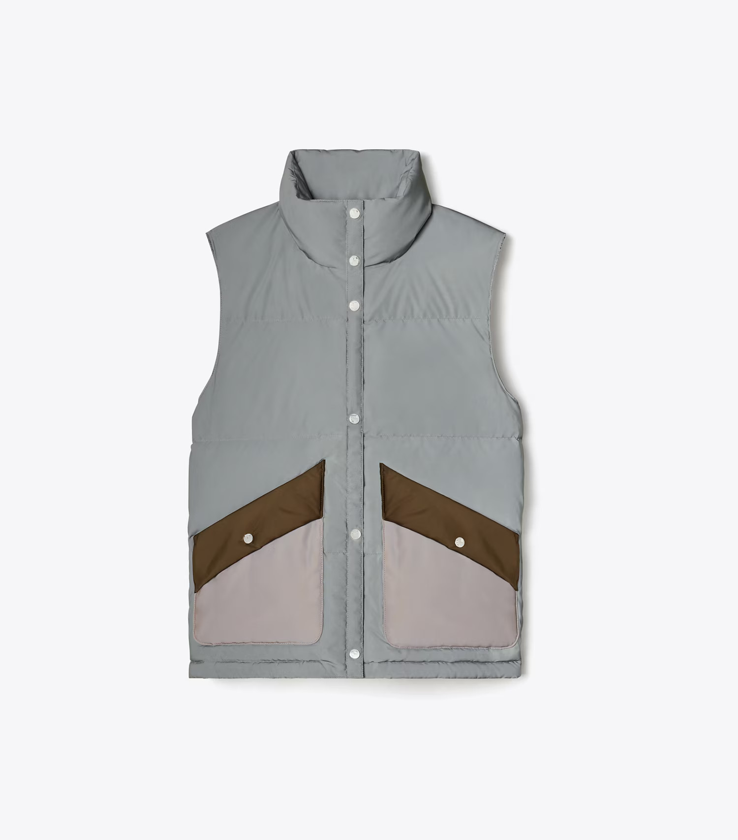 Reflective Colorblock Down Vest: Women's Designer Coats | Tory Sport | Tory Burch (US)