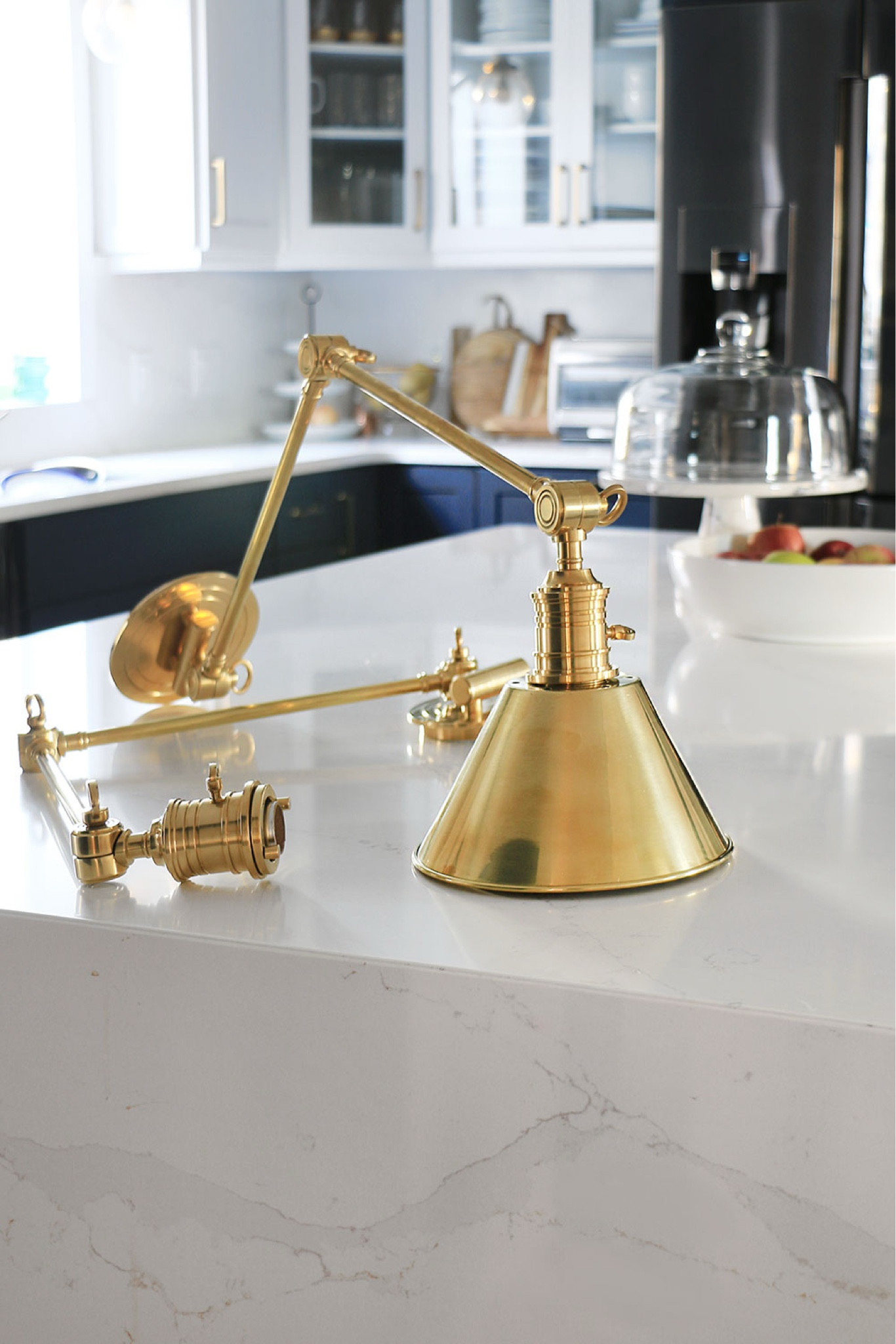 Gold light sconce | Wired brass light fixture 

#LTKHome