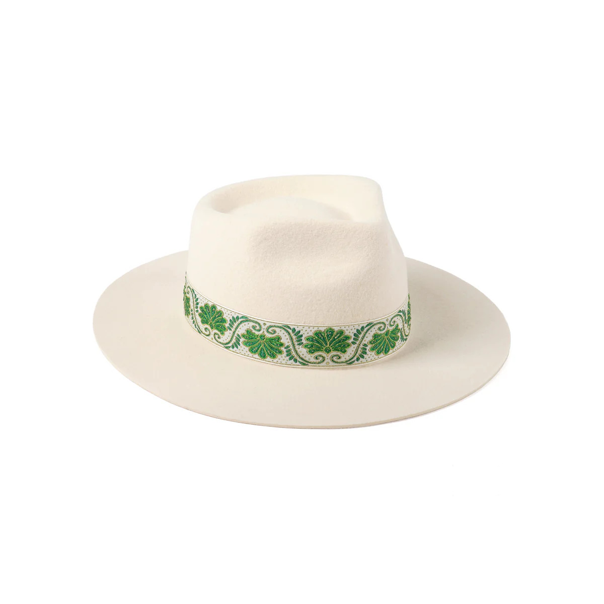Ivy Beverly - Wool Felt Fedora Hat in Green | Lack of Color US | Lack of Color