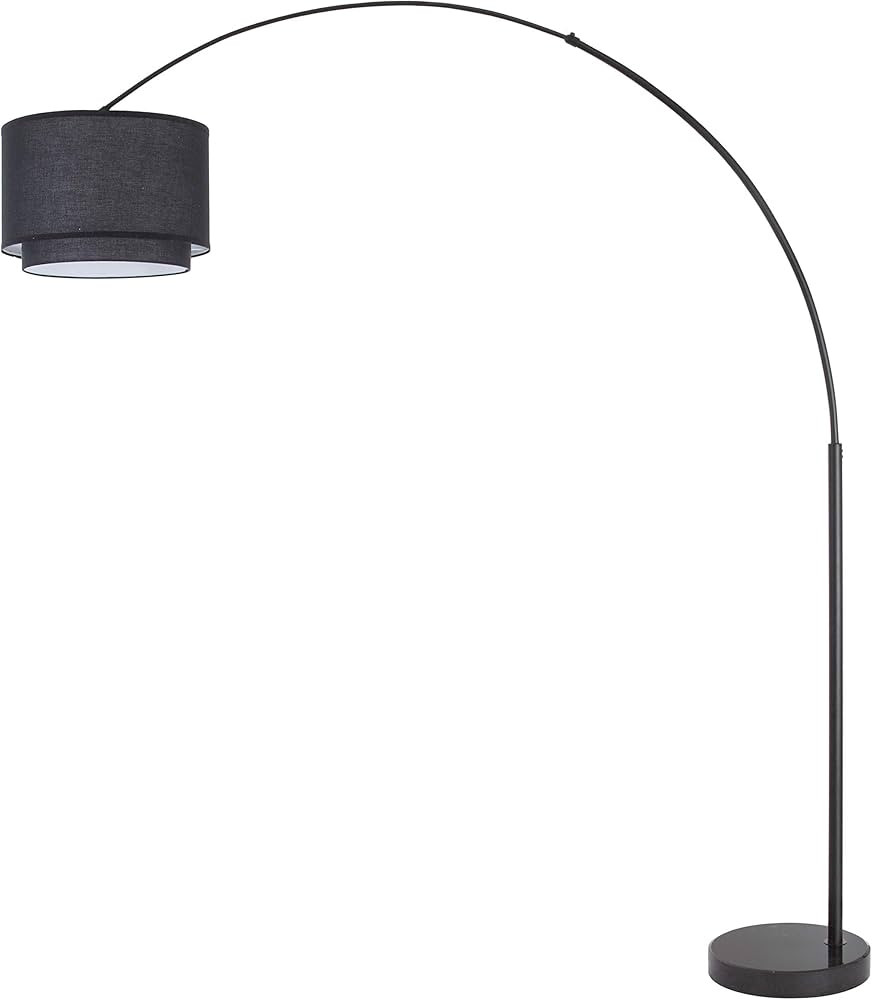 Modern 81" Arc Tall Living Room-Stand Up Arching Drum Shade Large Floor Lamp for Dinning/Bedrooms... | Amazon (US)
