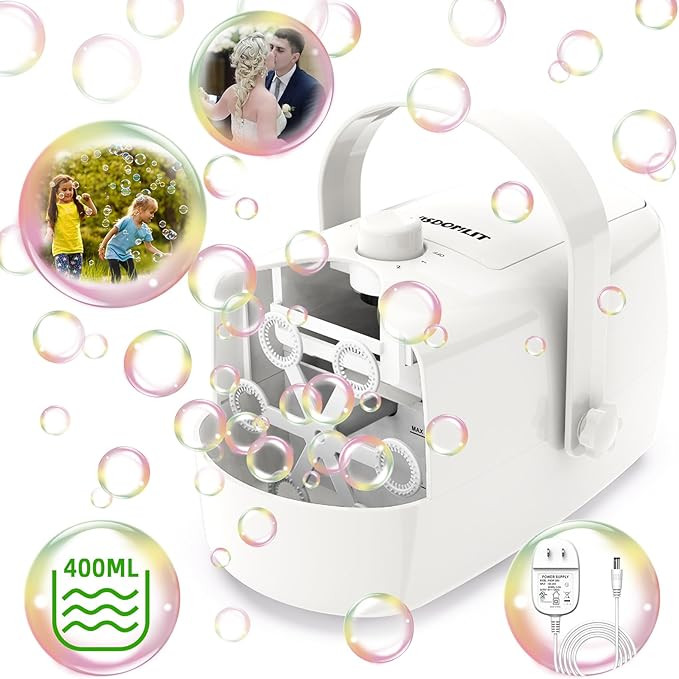 Bubble Machine, Automatic Bubble Blower, 8000+ Big Bubbles Per Minute, Bubble Maker for Kids Todd... | Amazon (US)