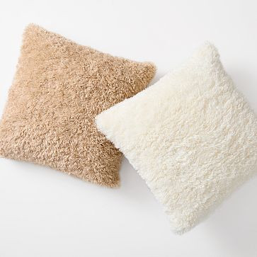Faux Curly Lamb Fur Pillow Cover | West Elm | West Elm (US)