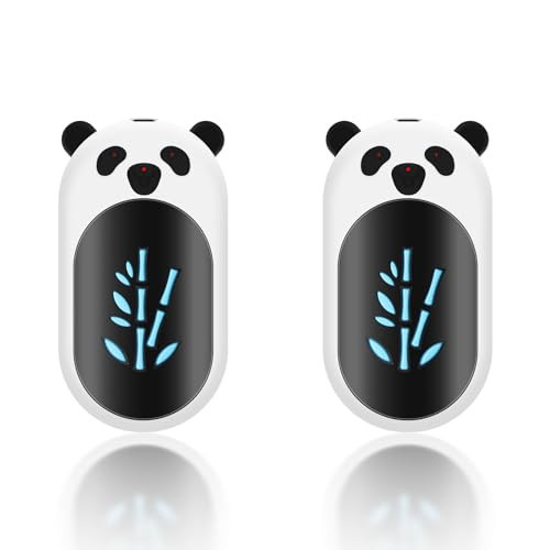 Aussido Hand Warmer Rechargeable 2 Pack, Cute Panda Shaped 6000 mAh Electric Hand Warmers, 20Hrs Long Heating Reusable Portable Heated Handwarmer for Men Women, Camping, Hunting | Amazon (US)