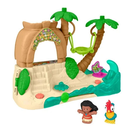 Fisher-Price Little People Disney Princess Moana Adventure Village Playset with Figures for Toddlers | Walmart (US)