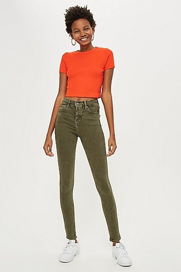 Khaki Jamie Jeans - Khaki | Topshop US