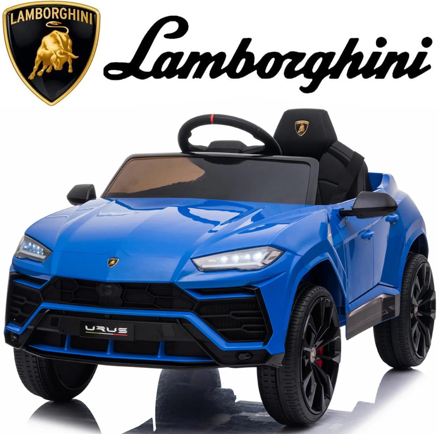 Lamborghini 12 V Powered Ride on Cars with Remote Control, 3 Speeds, LED Lights, MP3 Player, Batt... | Walmart (US)
