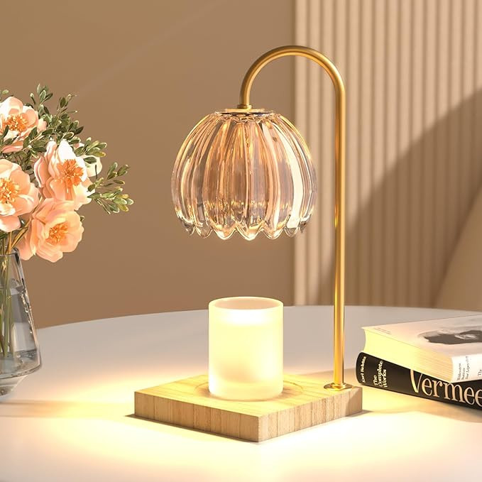 Candle Warmer Lamp with Timer, Dimmable Candle Melter Lamp for Small & Large Jar Candles, Top Dow... | Amazon (US)