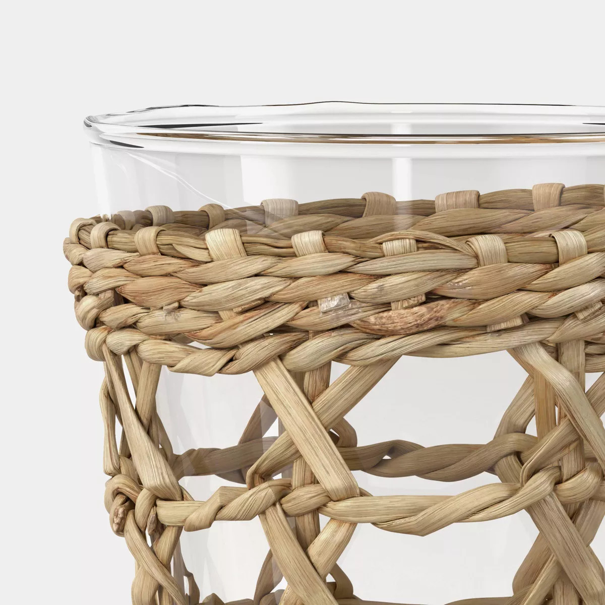 16.9oz Woven Rattan Glass - Threshold™ | Target
