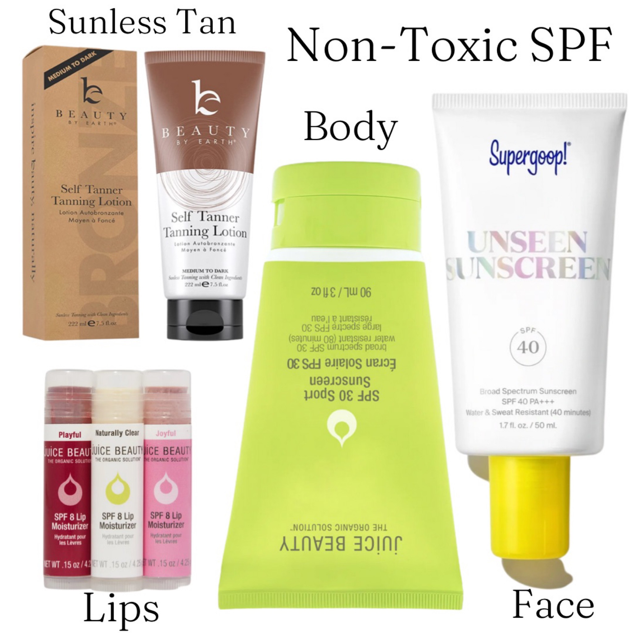 Bought and LOVE!! These are my favorite non-toxic picks as far as sunscreen goes!! Packing them for my trip to St. John!!

Sunless tan, self tanner, tanning lotion, sunscreen, spf lotion, unseen sunscreen, face spf, spf chapstick, beach, vacation, tan, clean beauty

#LTKstyletip #LTKunder50 #LTKSeasonal