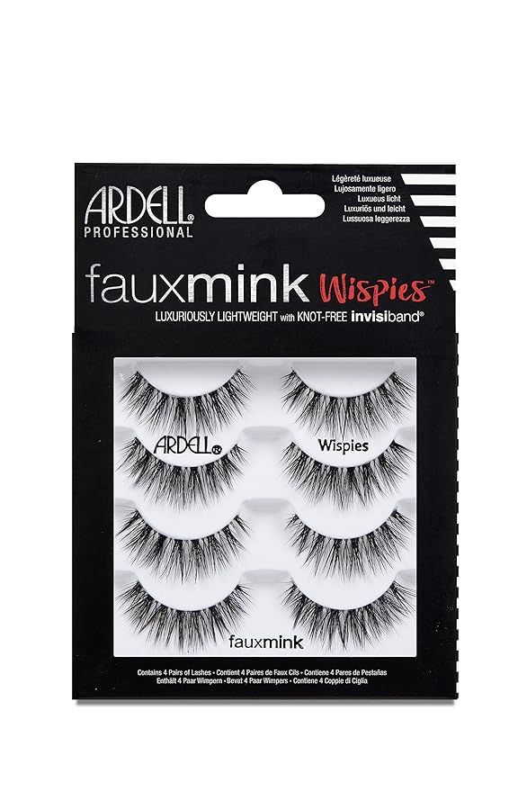 Ardell False Lashes Faux Mink Demi Wispies Multipack, 1 pk x 4 pairs | Amazon (US)