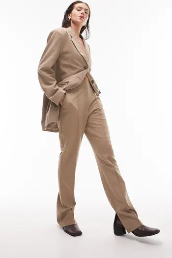 Split Hem Straight Leg Pants | Nordstrom