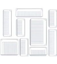 Kootek 9 Pcs Drawer Organizer Set, 4-Size Bathroom Vanity Trays Makeup Desk Dividers Versatile St... | Amazon (US)