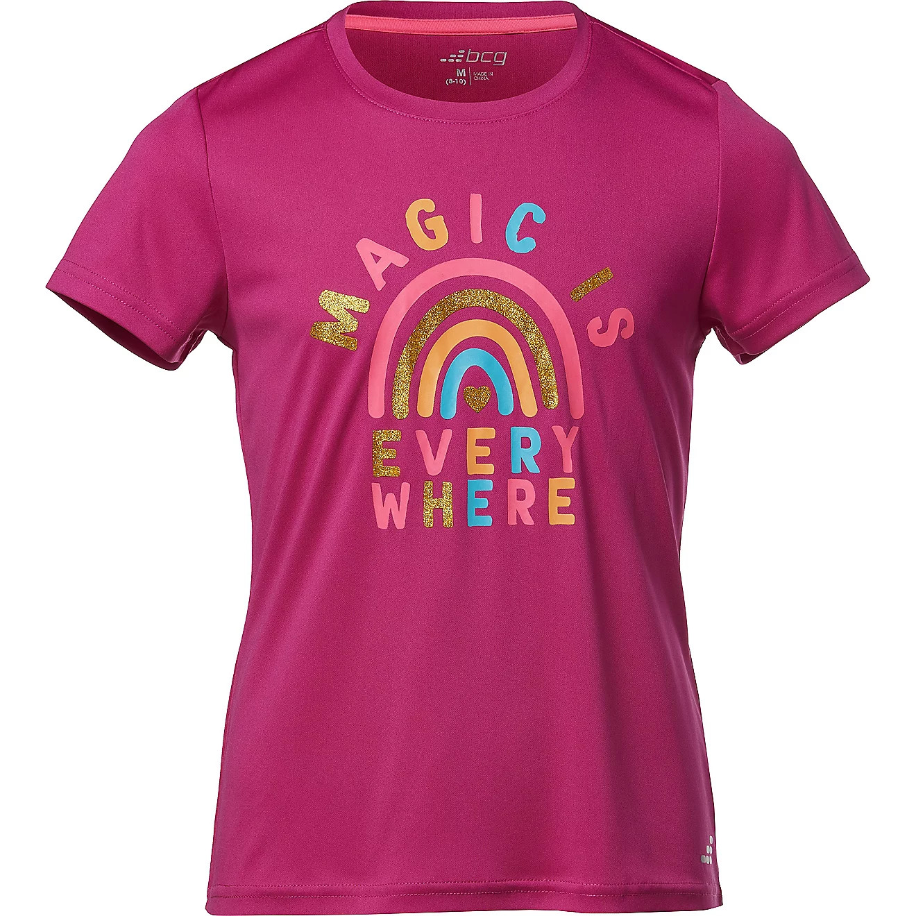 BCG Girls' Turbo Magic Everywhere T-shirt | Academy Sports + Outdoors