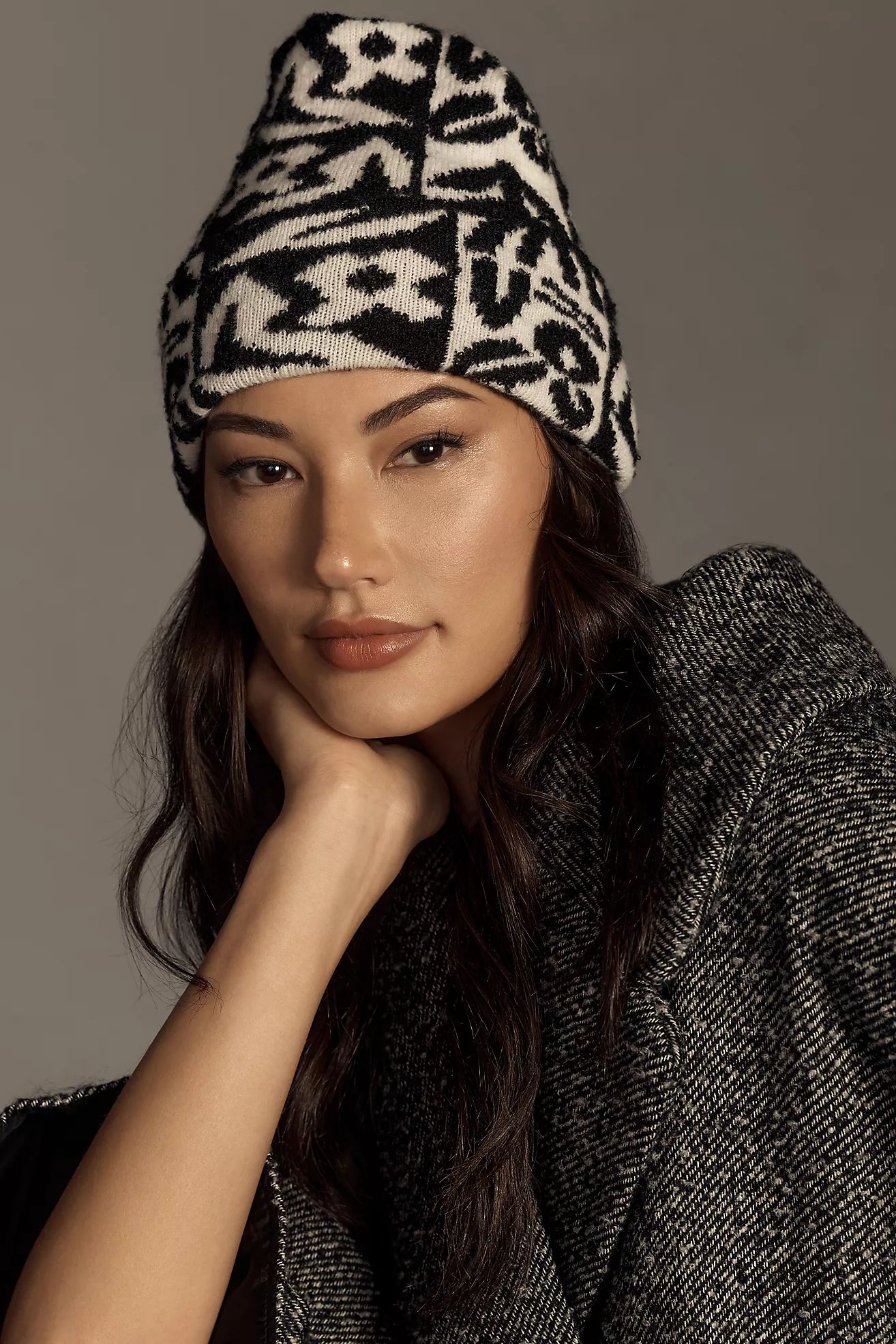 By Anthropologie Graphic Beanie | Anthropologie (US)