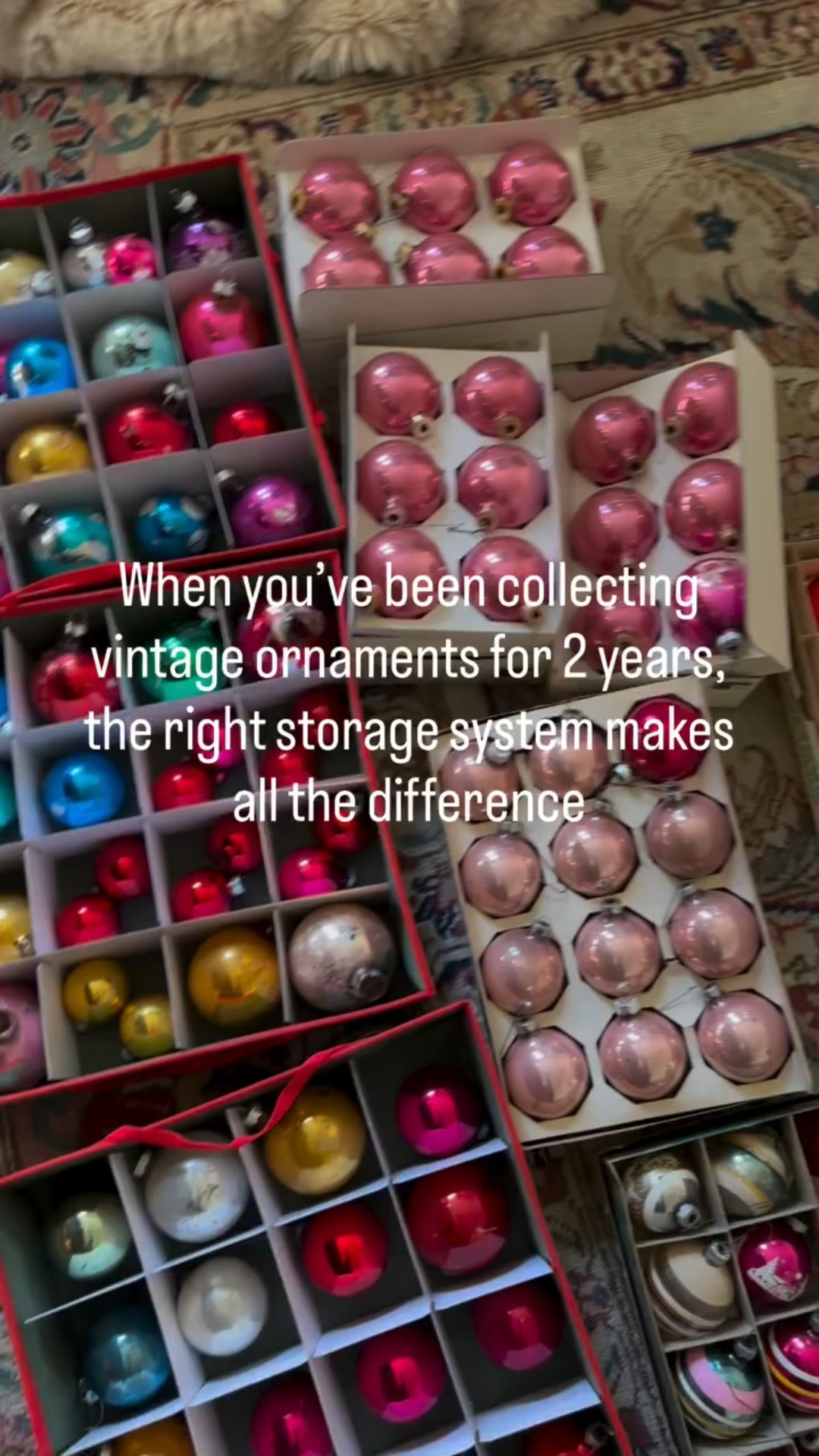 Last year I invested in two of these ornament storage containers for my vintage Shiny Brite collection, and I cannot believe what a difference they made. Being organized and able to see everything at once made decorating so much more enjoyable this year.

The trays have dividers, they stack neatly, and you can even label the bag if you want. They worked so well that I just ordered two more.



ps - hit the follow button to see all these and more on my tree!!!

#organization #holidaydecor #vintageornaments 

Moody | Cozy | Cozy Interiors | Moody Aesthetic | Secondhand | vintage | home improvement | renovation | traditional | interior design | design inspo | home decor | antiques | thrifted finds | collected home | thrifting | affordable decor | DIY | facebook marketplace | FBMP | estate sales | sustainable | upcycle | Nashville

#LTKCyberWeek #LTKSeasonal #LTKHoliday