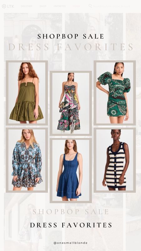 Shopbop dresses I'm loving 🖤

#LTKsalealert #LTKstyletip #LTKSeasonal