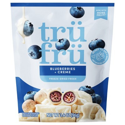 Tru Fru Blueberries & Creme, Freeze Dried - Case of 6 - 3.4 oz | Target
